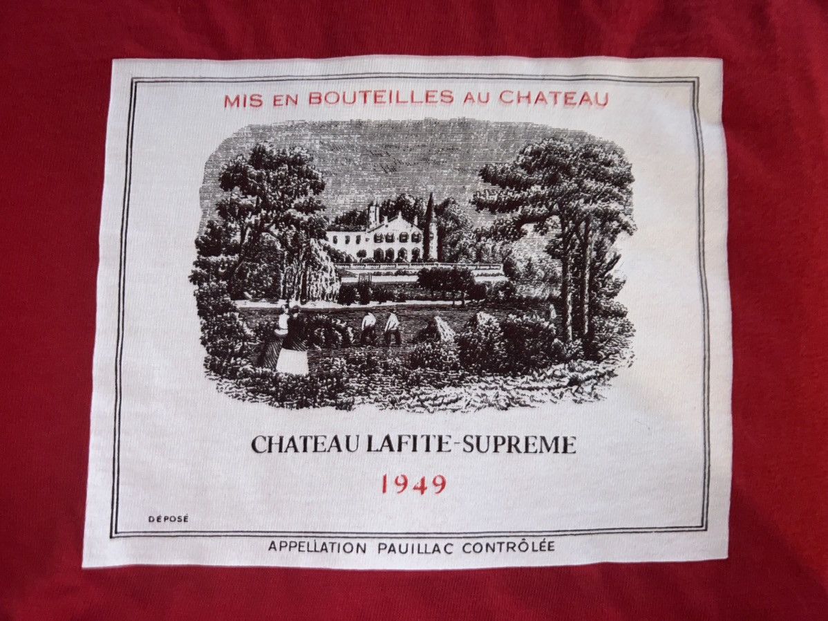 Supreme Supreme Chateau Lafite Tee Size US M / EU 48-50 / 2 - 4 Thumbnail