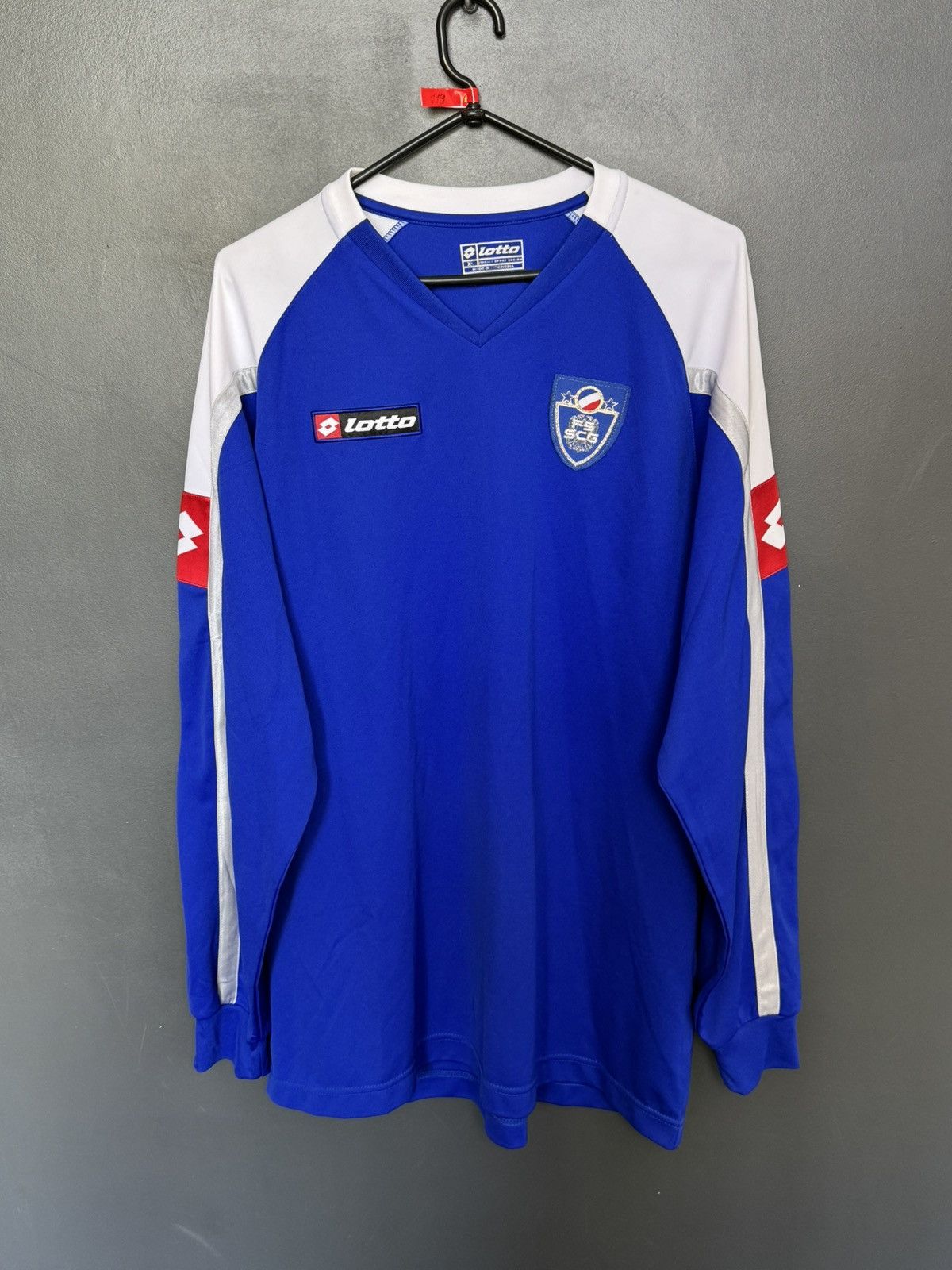 Lotto Sport Serbia And Montenegro 2000’s Home Football Jersey T-Shirt Size US XL / EU 56 / 4 - 1 Thumbnail