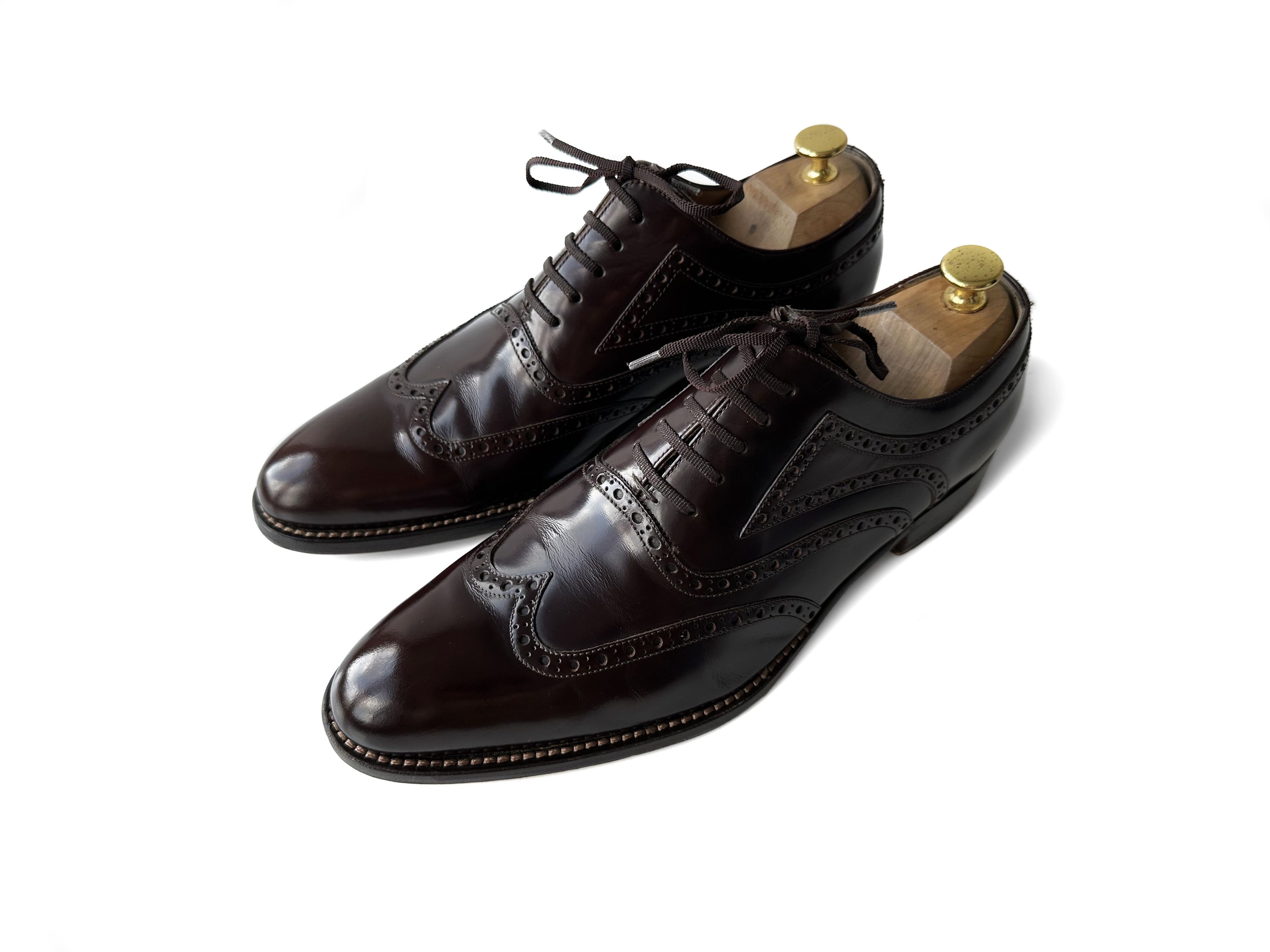 Gucci Gucci dark brown brogue shoes Size US 9 / EU 42 - 1 Thumbnail