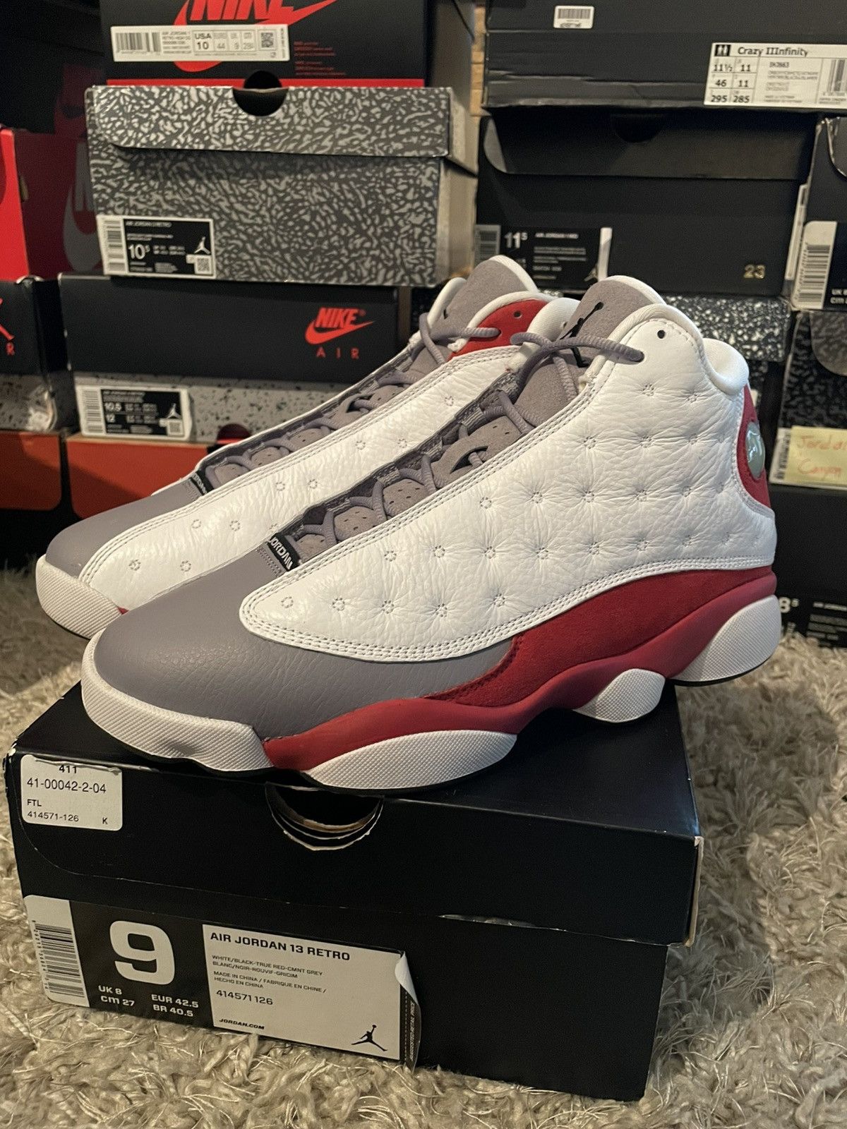 Jordan Brand Jordan 13 Grey Toe Size US 9 / EU 42 - 2 Thumbnail