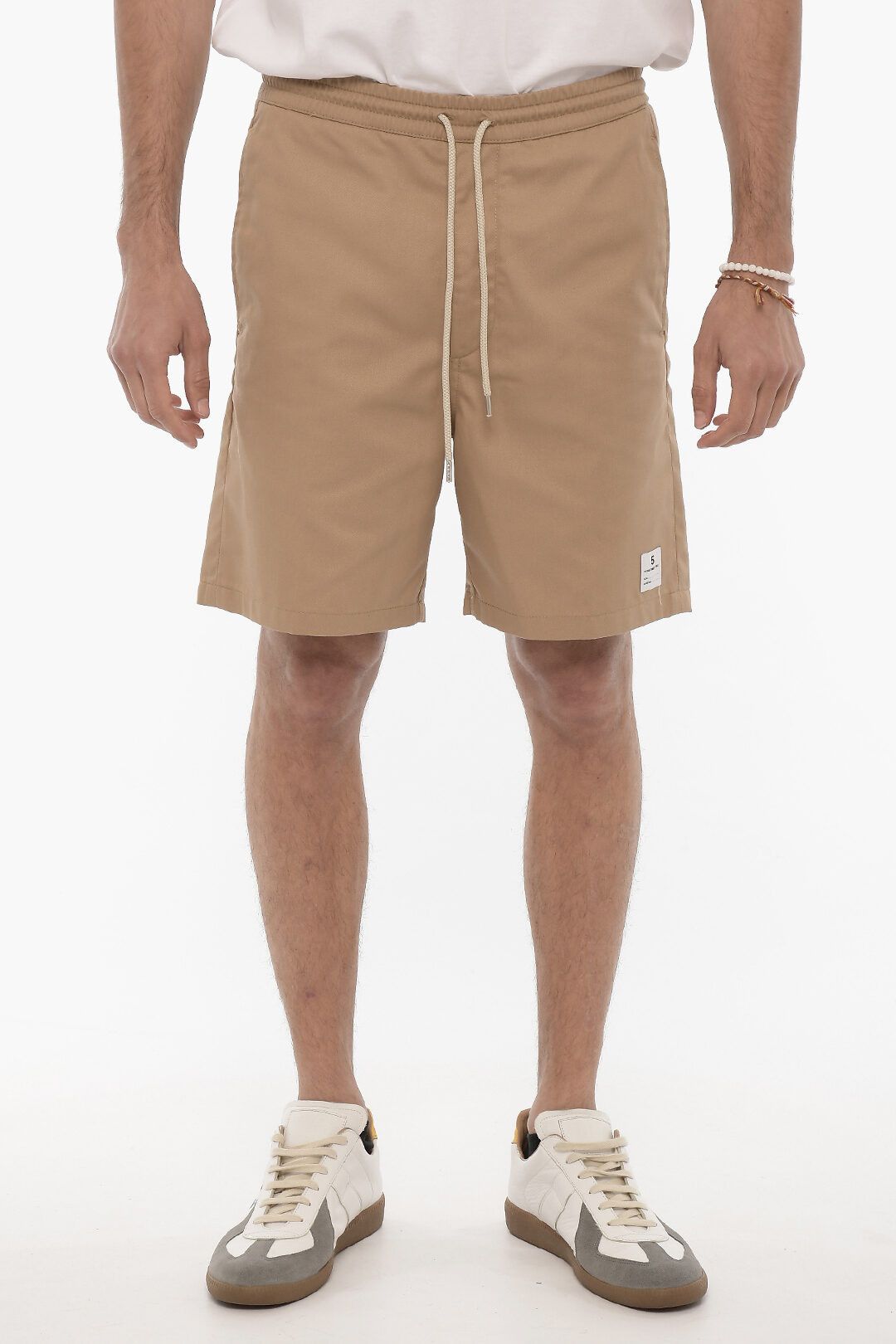 image of Department 5 Og1Mm0424 Solid Color Collins Short In Beige, Men's (Size 30)