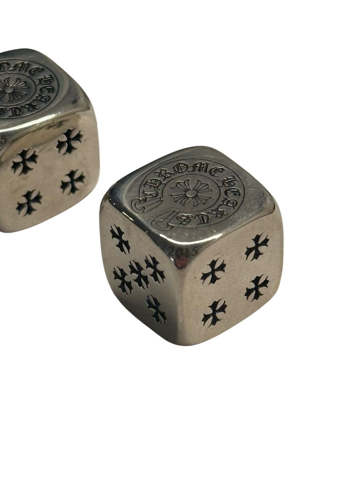 Chrome Hearts Sterling Silver Dice Set Size ONE SIZE - 7 Thumbnail
