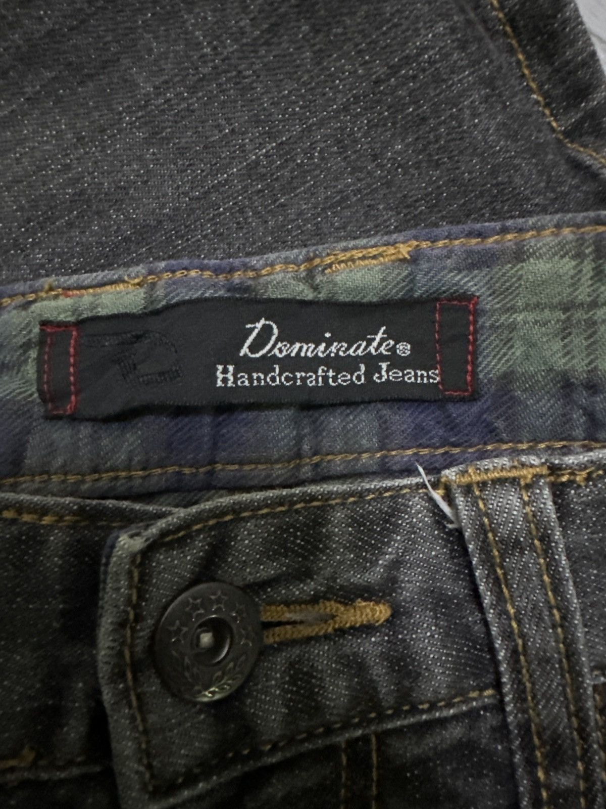 If Six Was Nine × Japanese Brand DOMINATE HANDCRAFTED ZIPPER J-CURVE JEANS Size US 29 - 14 Thumbnail
