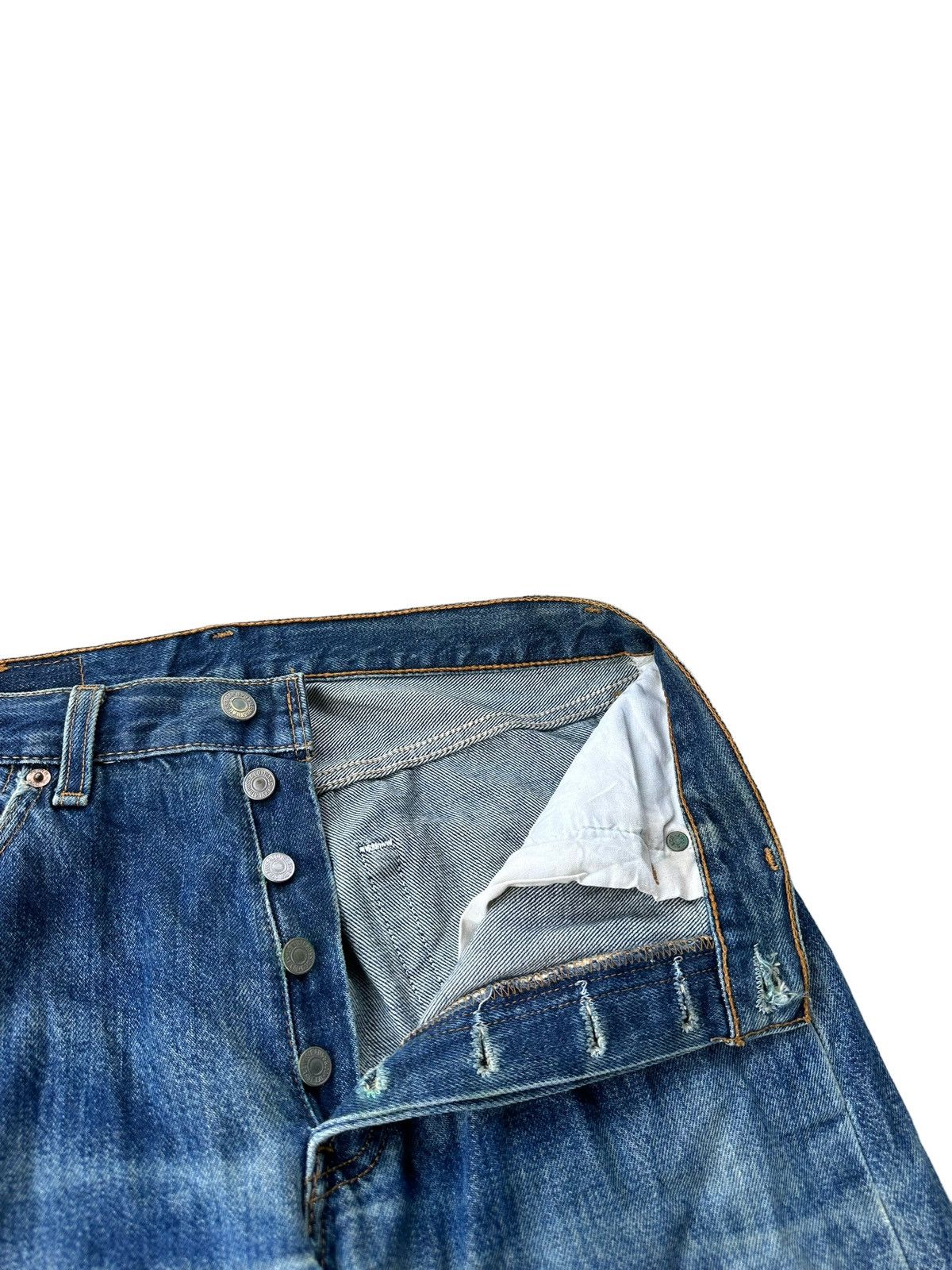 Levi's Levi’s 501 rop button 553 distressed denim jeans Size US 28 / EU 44 - 8 Thumbnail