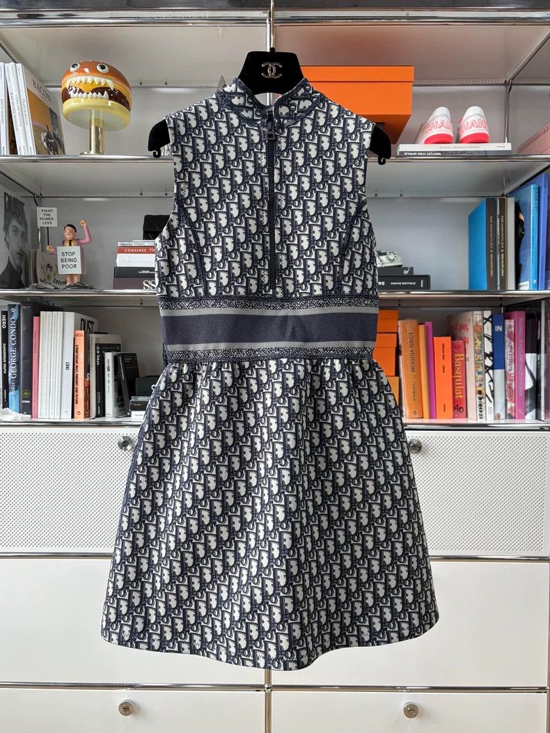 Dior Dior Classic old flower full-print dress Size XXS / US 00 / IT 34 - 1 Thumbnail