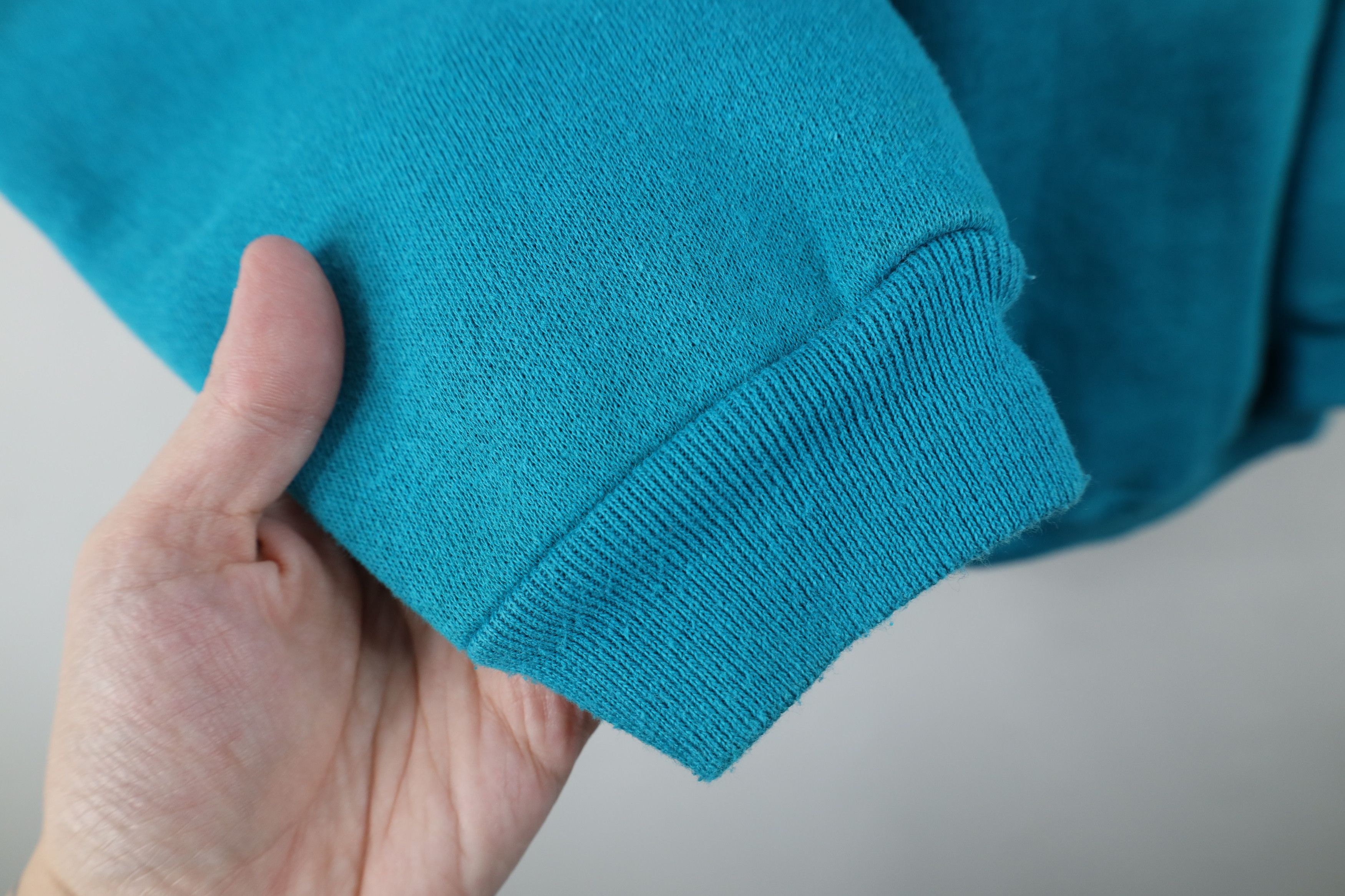 Vintage Vintage 90s Streetwear Heavy Crewneck Sweatshirt Blue USA Size L / US 10 / IT 46 - 5 Thumbnail