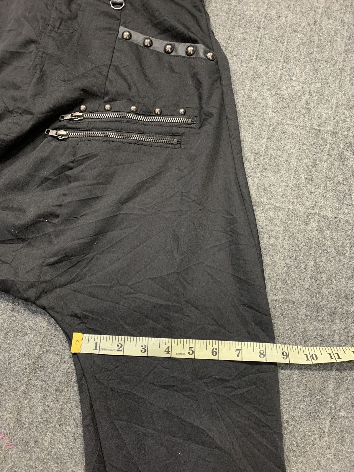 Japanese Brand × Seditionaries Hype Bondage Baggy Low Rise Multipockets Pant Cyber Punk Size US 29 - 14 Thumbnail