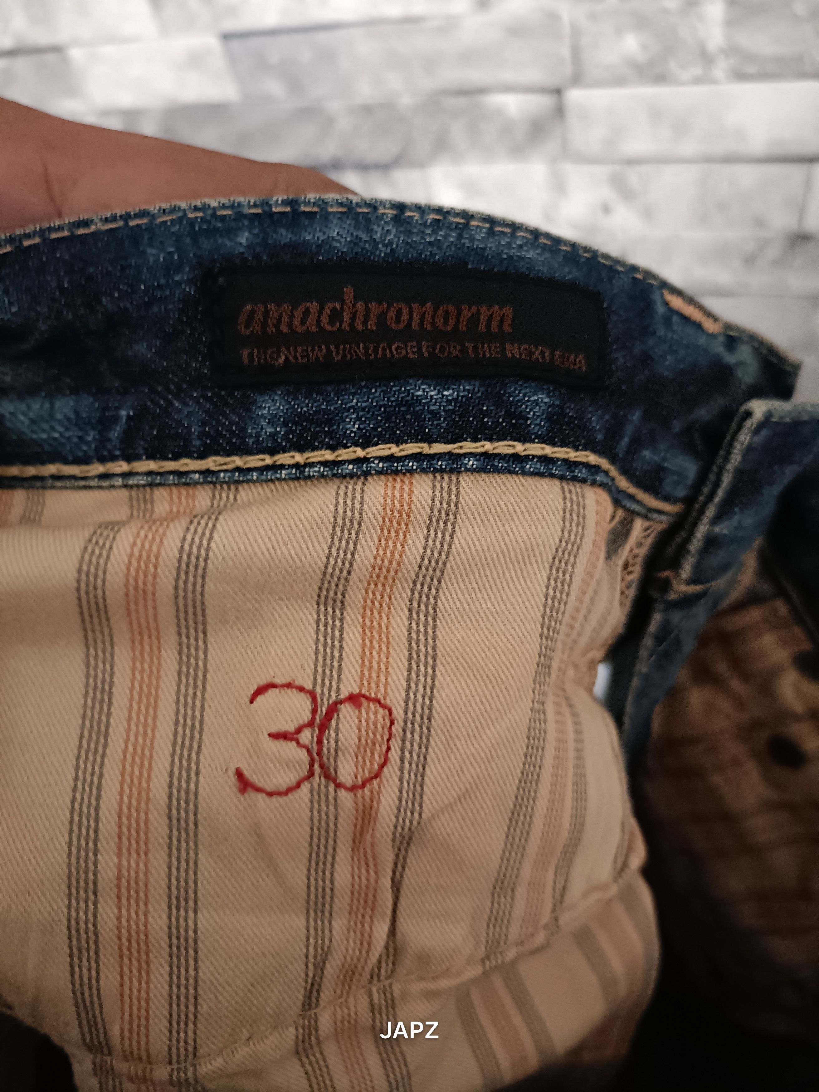 ANACHRONORM Anacrhonorm selvedge okayama denim Size US 30 / EU 46 - 10 Thumbnail