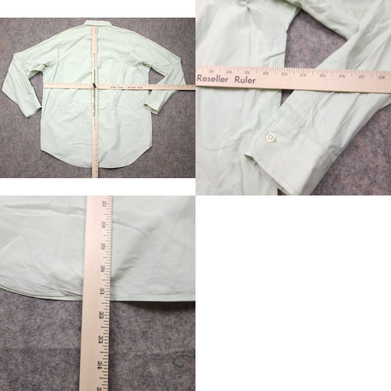 Ralph Lauren Ralph Lauren Blake Shirt Mens M Green 100% Cotton Long Sleeve Button Down Shirt Size US M / EU 48-50 / 2 - 8 Thumbnail