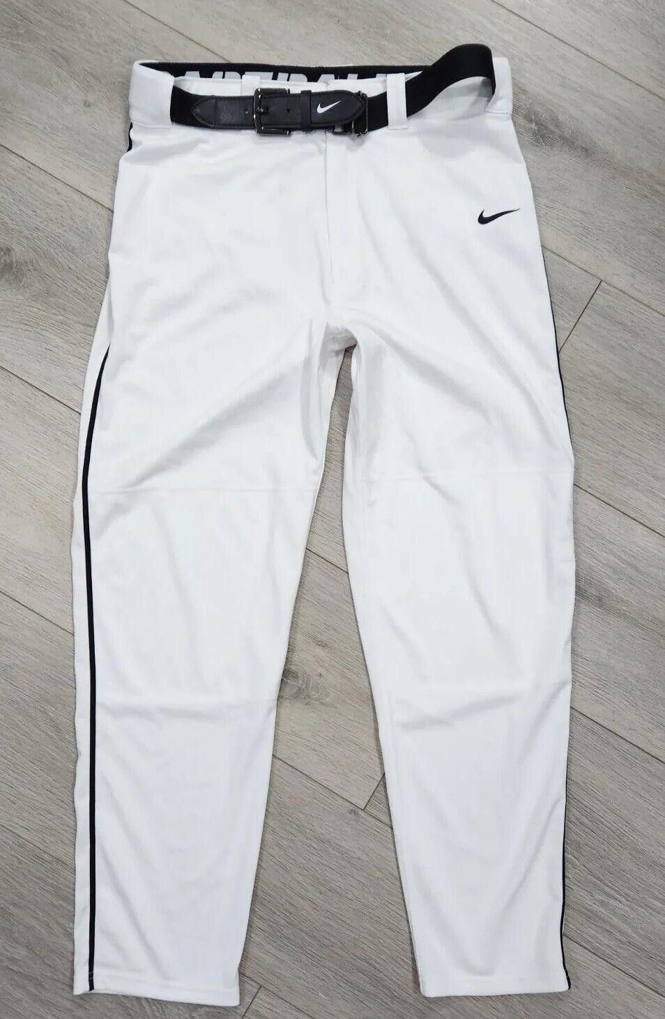 Nike Nike Baseball Pants Extra Large White Tapered XL dri fit Size ONE SIZE - 1 Thumbnail