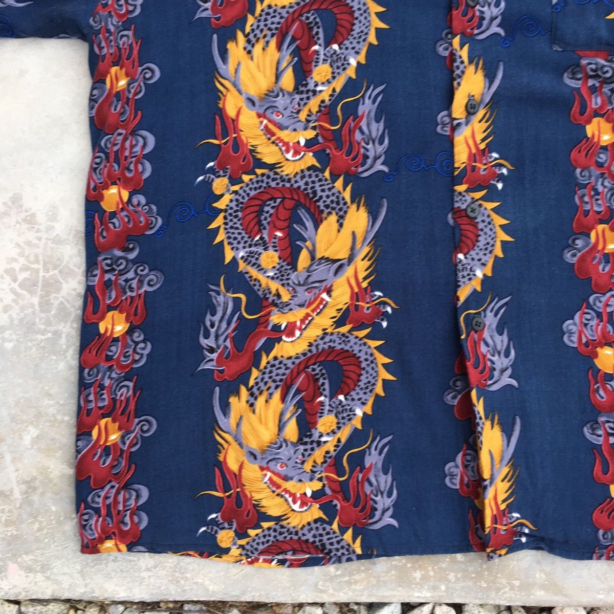Japanese Brand × Spiritual Gangster Japanese BILLION BAY Mafia Buttons Up Rayon Shirt Size US XL / EU 56 / 4 - 2 Thumbnail