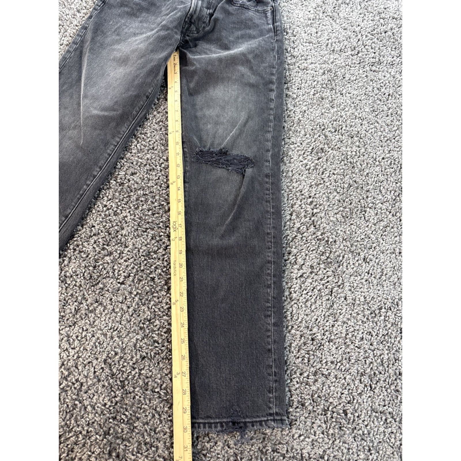 Abercrombie & Fitch VINTAGE Abercrombie & Fitch Jeans Mens 28x30 Black Jeans Straight 90s Mens Size US 28 / EU 44 - 2 Thumbnail