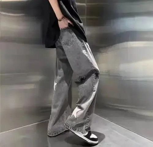 Japanese Brand VIBE Vintage street star embroidered jeans Size US 32 / EU 48 - 4 Thumbnail