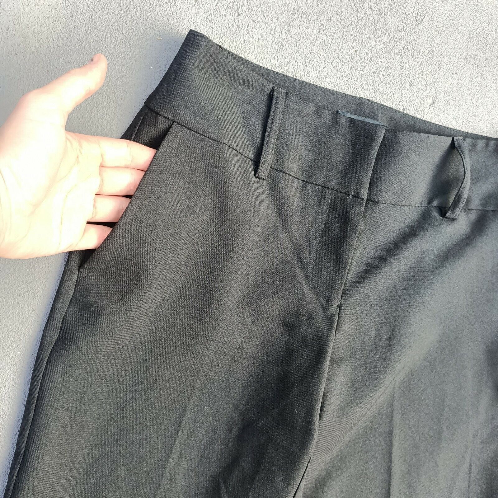 Vintage Vintage Y2K 2000s Portmans Pants Black Flare Bootcut Size 8 Size 27" / US 4 / IT 40 - 5 Thumbnail