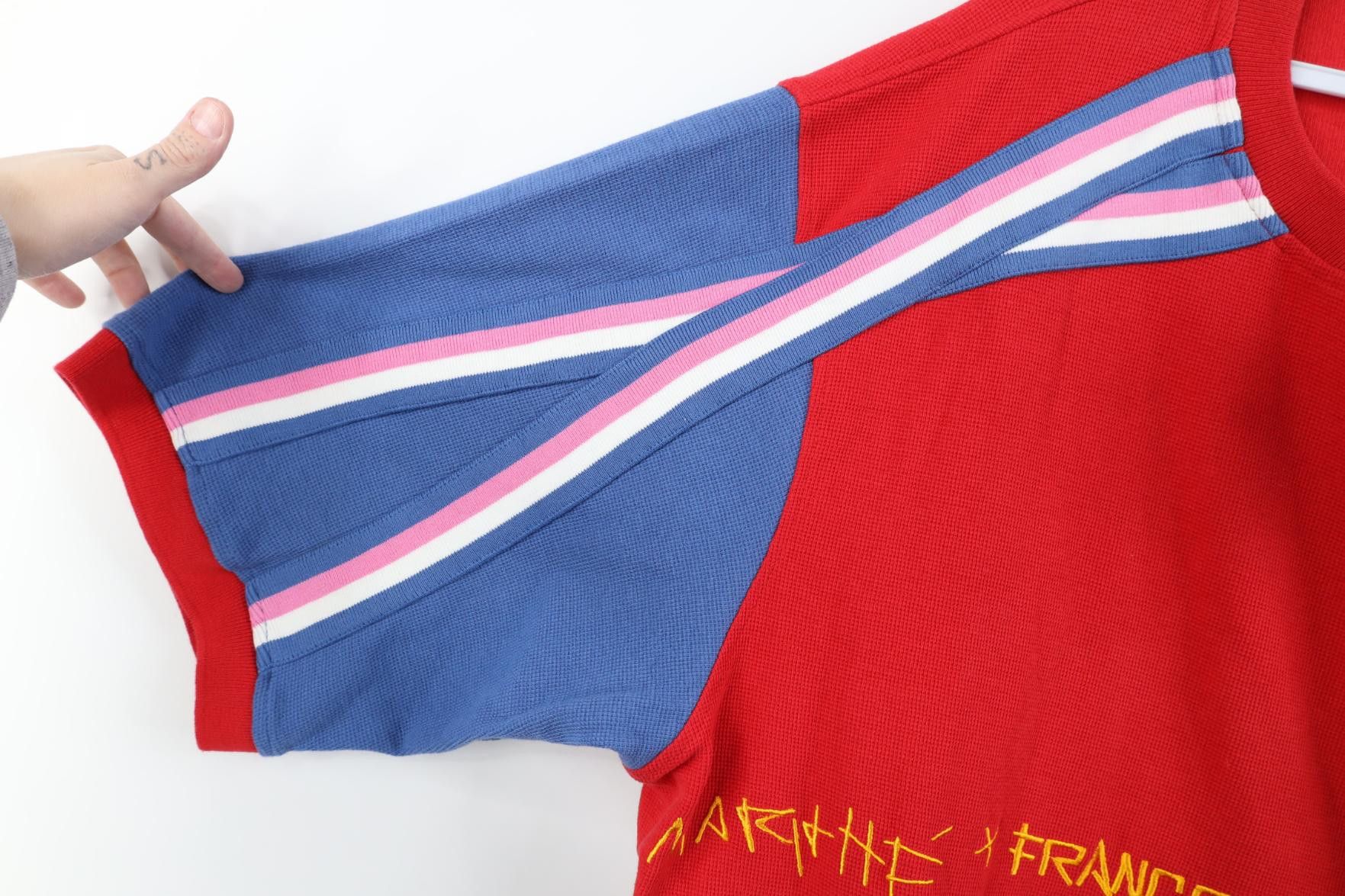 Marithe + Francois Girbaud Deadstock Vintage 90s Marithe Francois Girbaud Knit T-Shirt Size US XXL / EU 58 / 5 - 5 Thumbnail