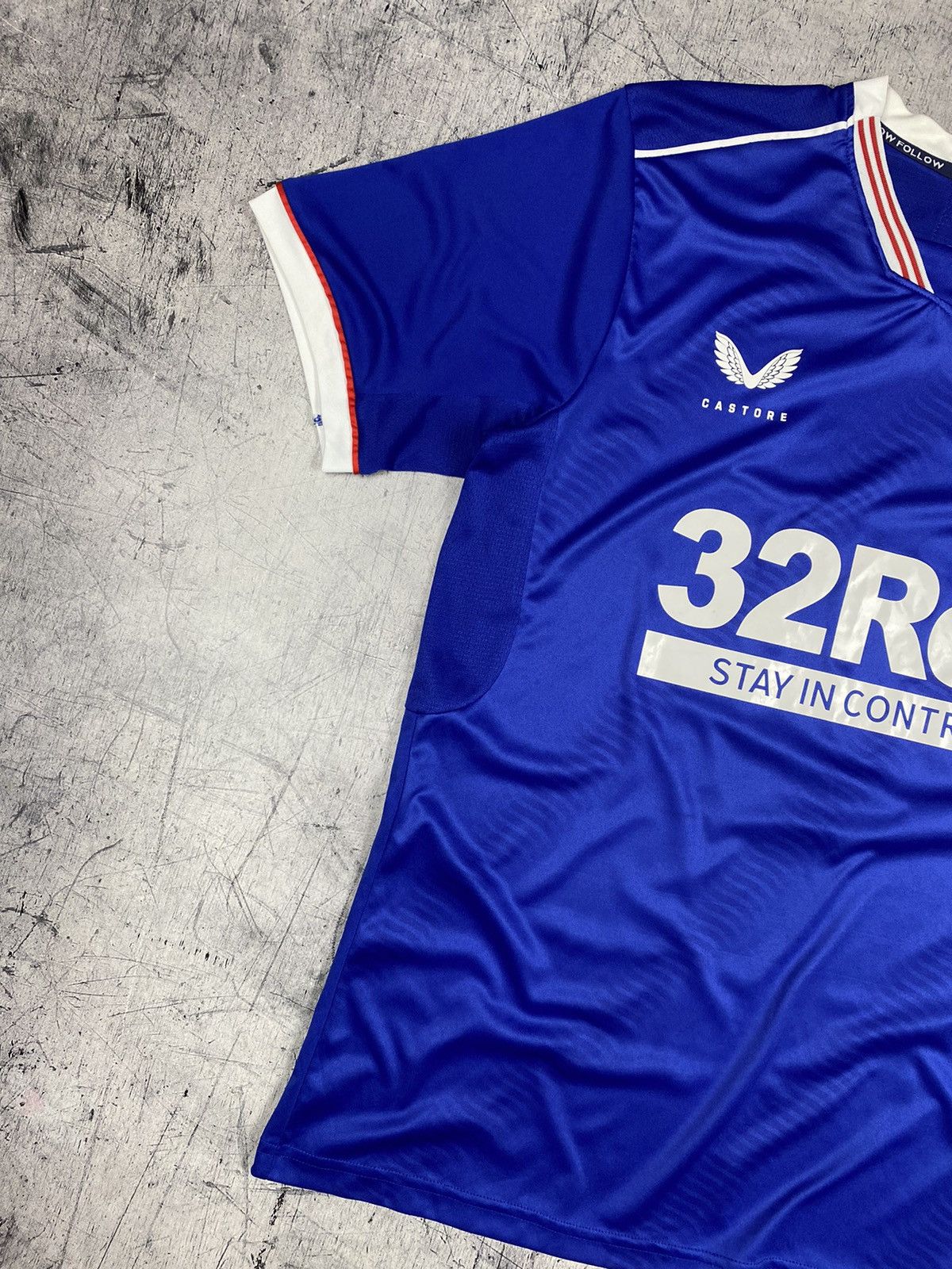 Other 2020 2021 Rangers Glasgow Castore Home Soccer Jersey Shirt Size US L / EU 52-54 / 3 - 4 Thumbnail