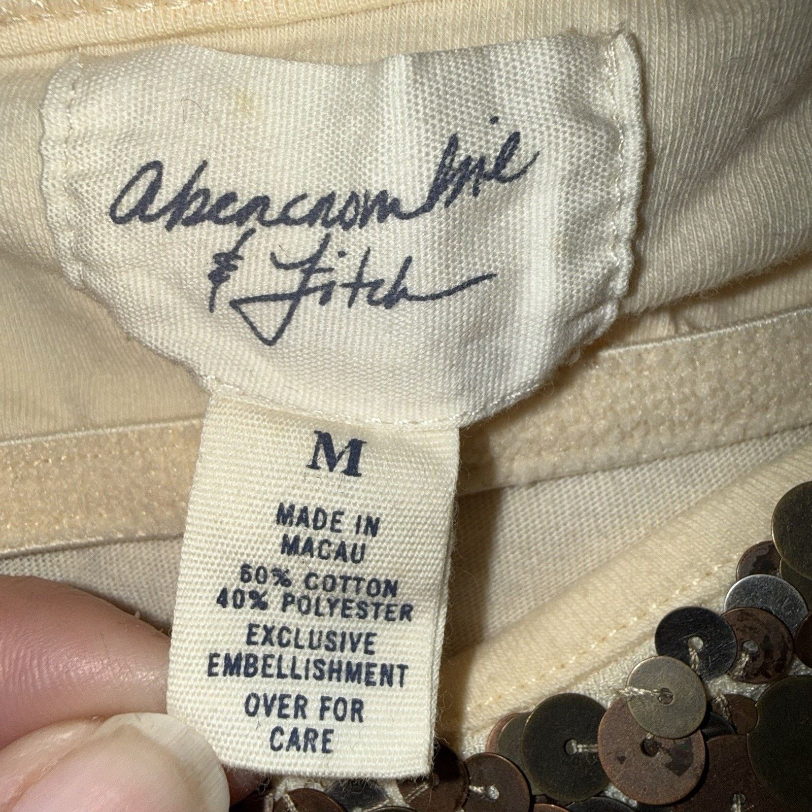 Abercrombie & Fitch *Abercrombie & Fitch Y2K Jean & Top 2 Pc Bundle* Sz 6 Size 28" / US 6 / IT 42 - 14 Thumbnail