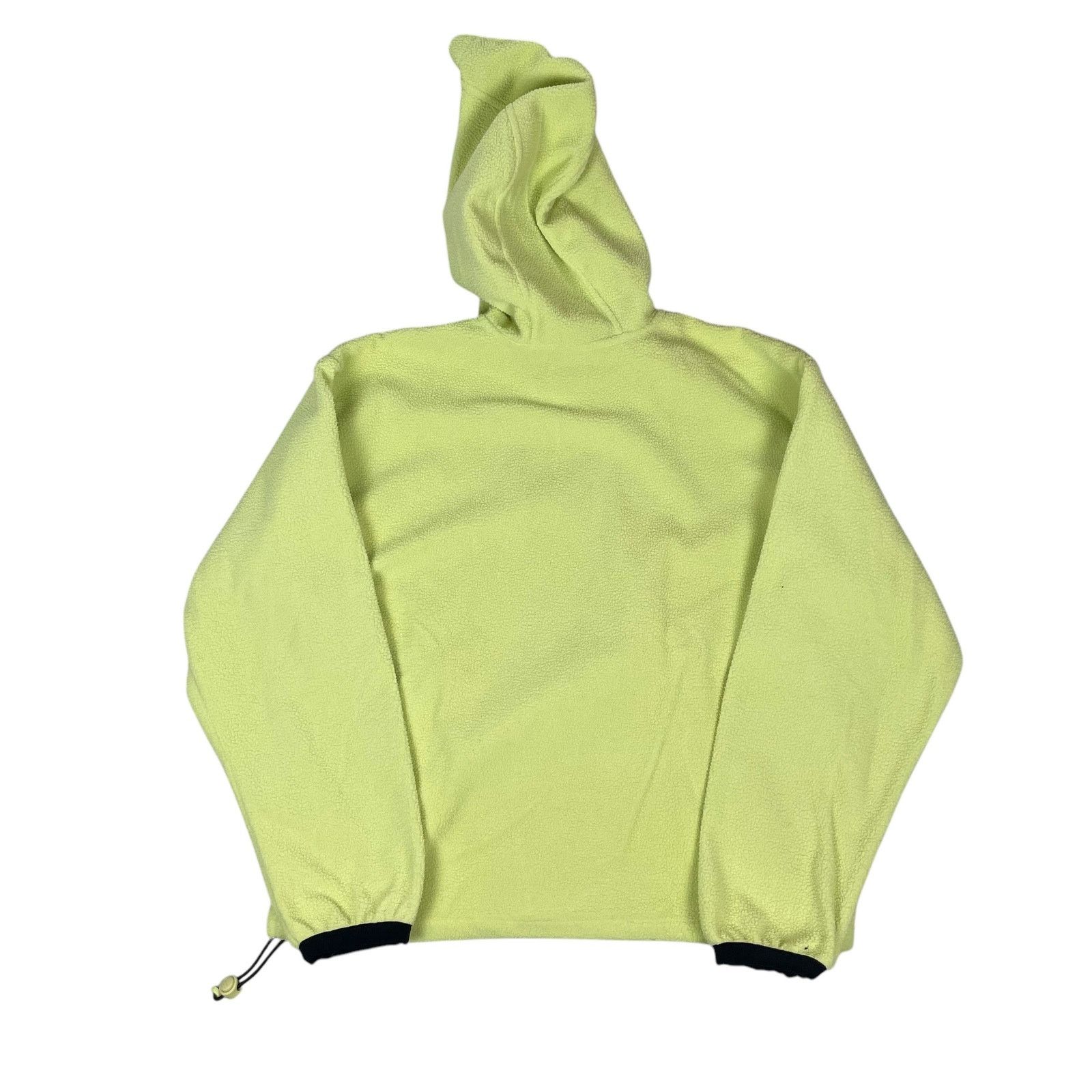 Nike × Vintage Nike Women's Lime Spellout Fleece Pullover Hoodie M (8-10) Size M / US 6-8 / IT 42-44 - 6 Thumbnail