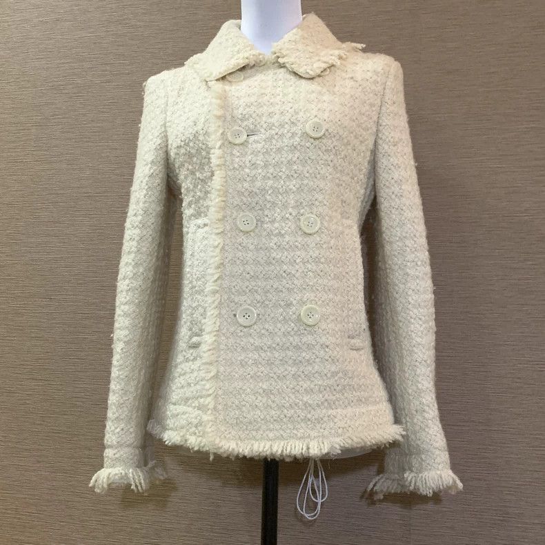 Comme des Garcons Comme Des Garcons Fragrance beige tweed jacket Size M / US 6-8 / IT 42-44 - 3 Thumbnail