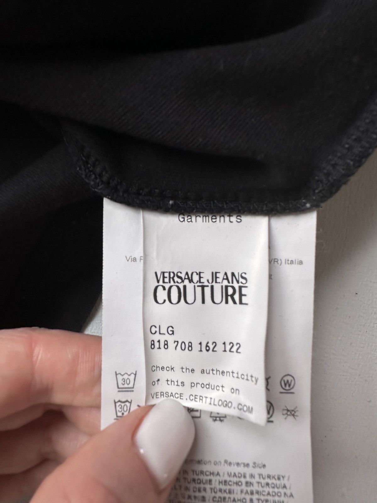 Versace Jeans Couture Versace Jeans Couture Box Logo Tee Oversized Size US XS / EU 42 / 0 - 10 Thumbnail