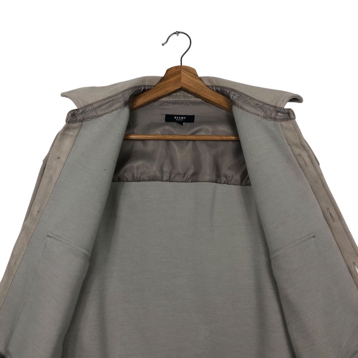 Beams Plus 📌Vintage Wool Chore Jacket Beams Heart Button Issey Miyake Size US M / EU 48-50 / 2 - 15 Thumbnail