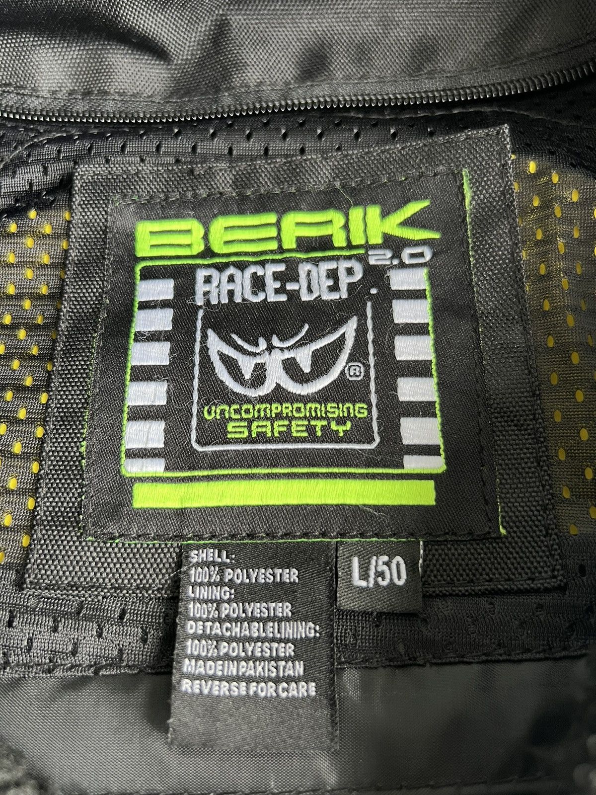 Other BERIK EU Race Dept Radic Waterproof Textile Biker Jacket Size US L / EU 52-54 / 3 - 9 Thumbnail