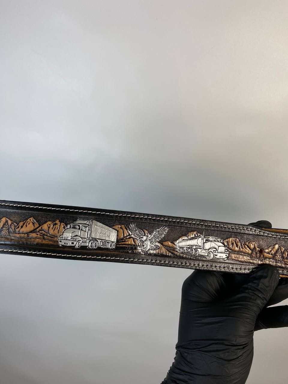 Cowboy Equipment × Leather × Vintage Vintage streetwear designer y2k cowboy lether belt Size ONE SIZE - 2 Thumbnail