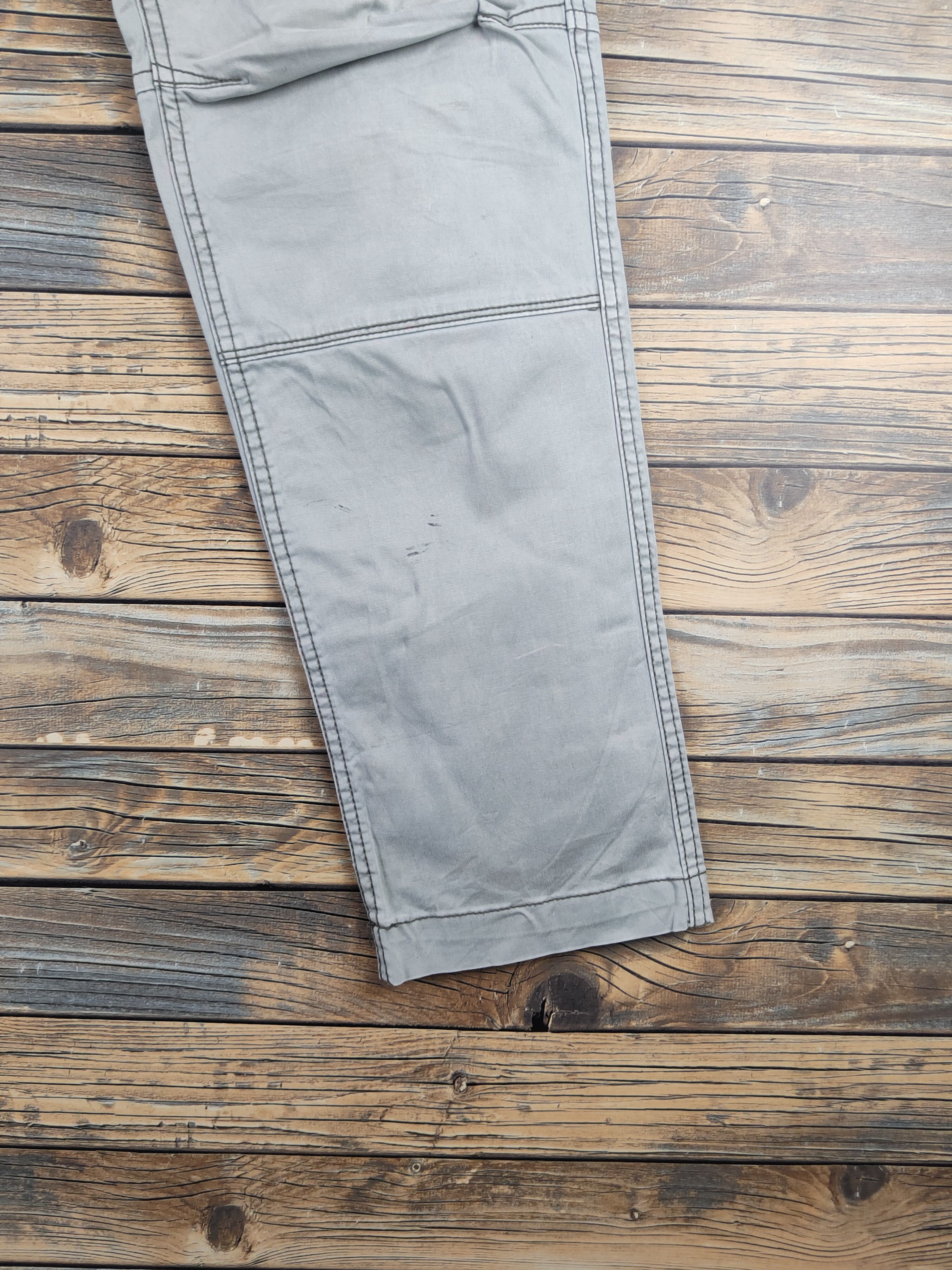 Japanese Brand DL I'z Frontier Soft Green Multipocket Cargo Pants #46-249T Size US 32 / EU 48 - 6 Thumbnail