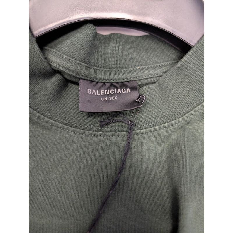 Balenciaga o1rshd1 Ramadan 24 Vintage Jersey T-Shirt Dark Green / Black Size US S / EU 44-46 / 1 - 15 Thumbnail