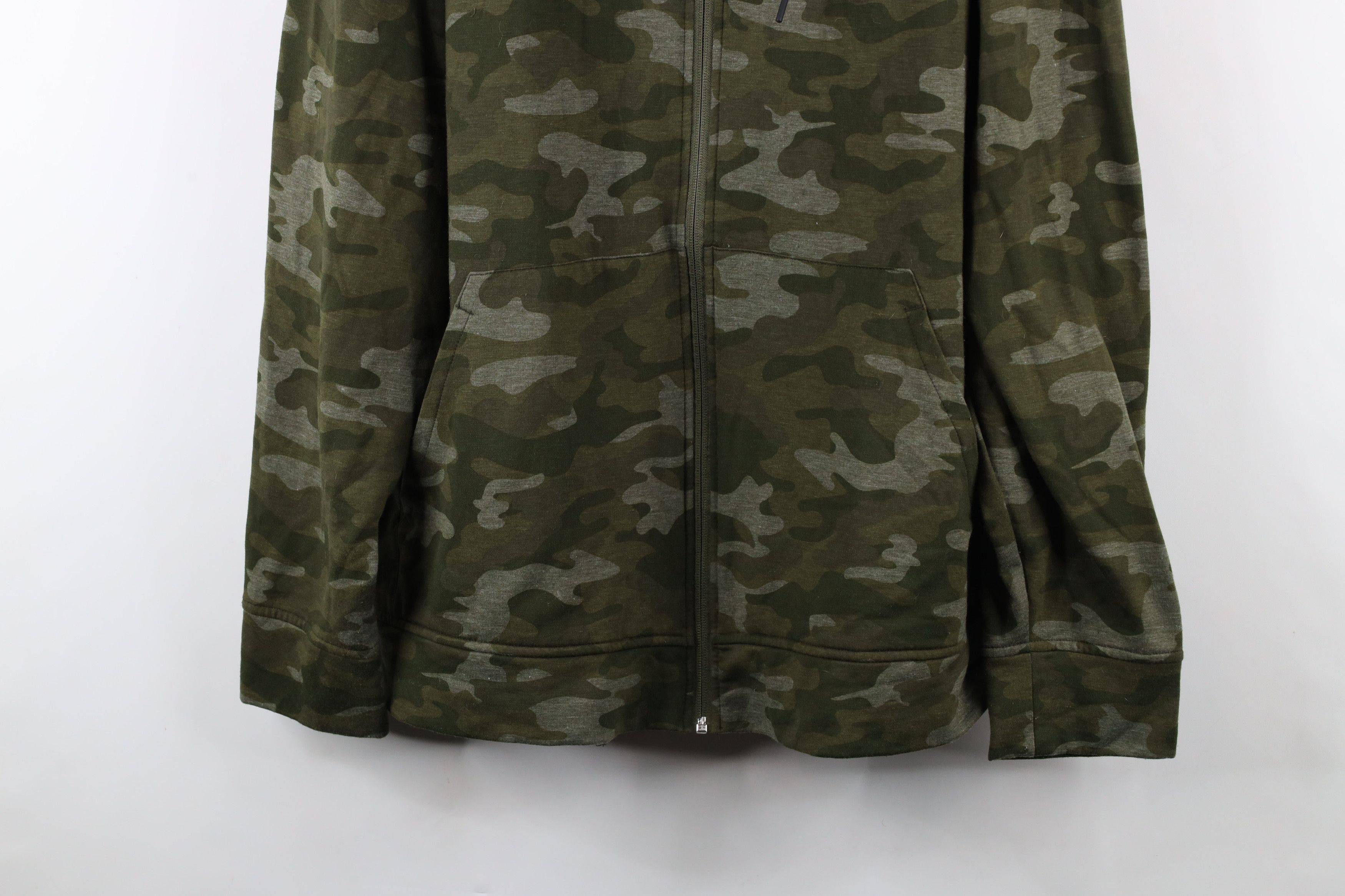 Vintage Vintage 90s Y2K Streetwear Camouflage Full Zip Sweatshirt Size US XXL / EU 58 / 5 - 3 Thumbnail