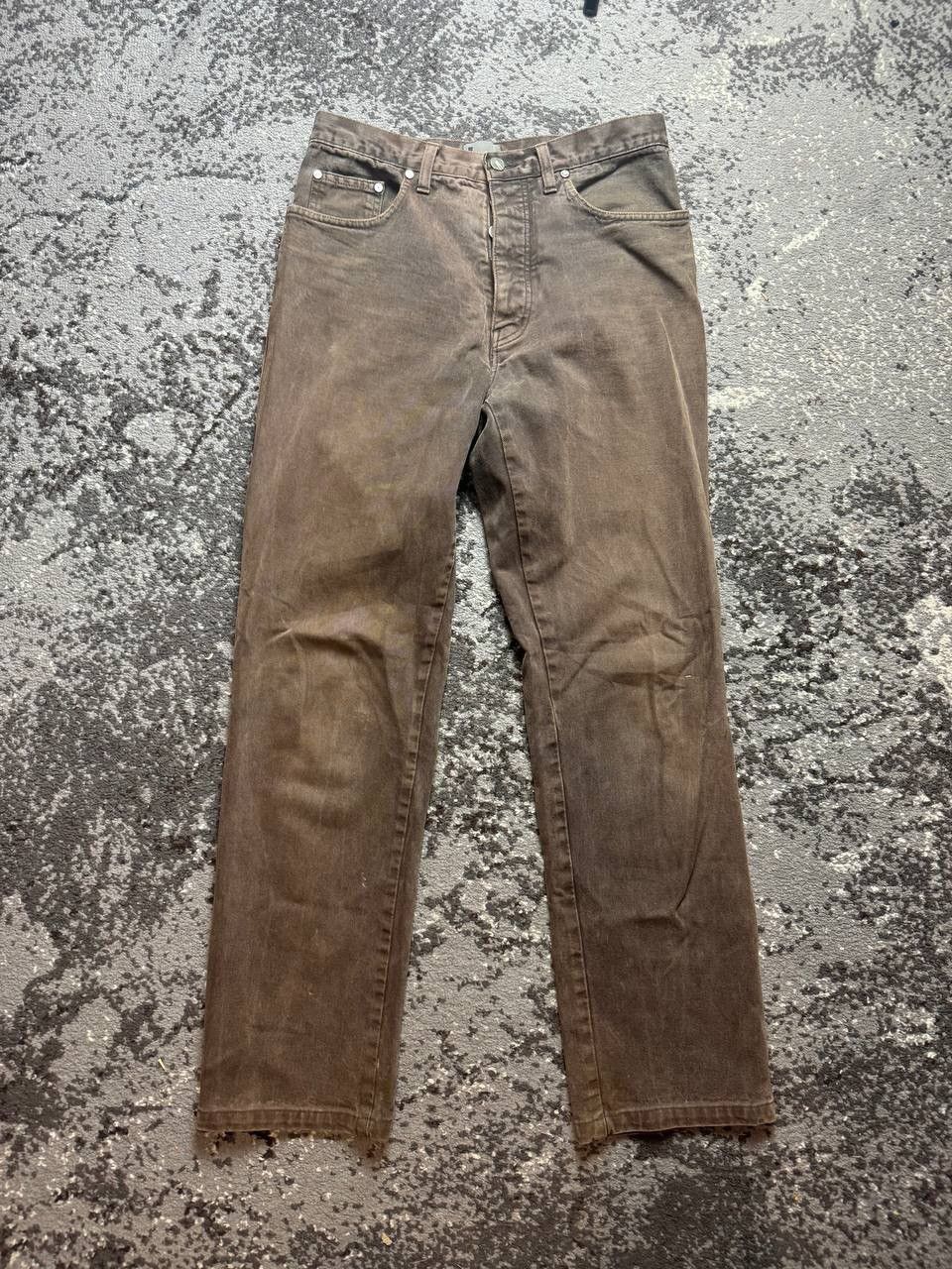 Missoni Vintage y2k Missoni Brown Denim Luxury Pants Size US 32 / EU 48 - 1 Thumbnail