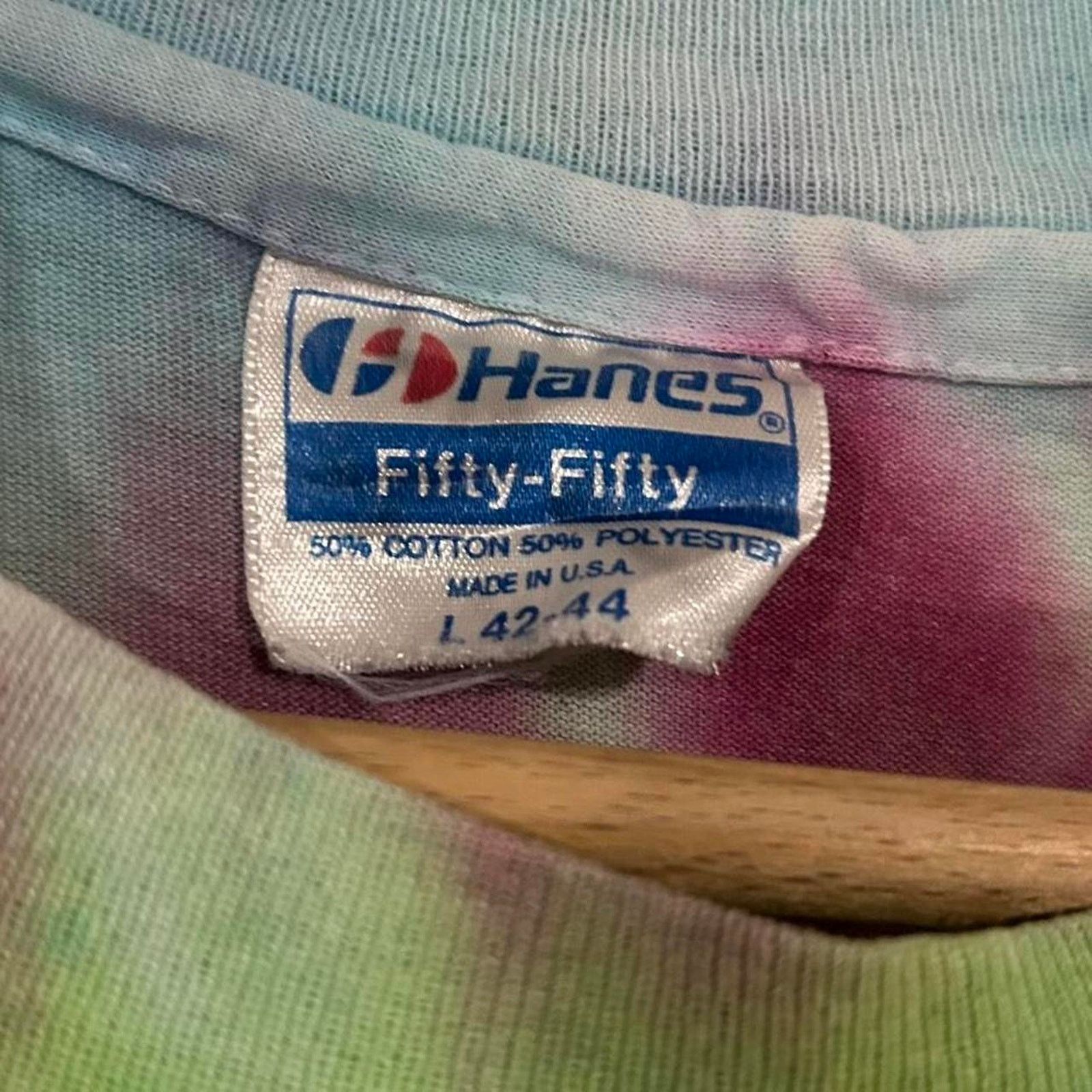 Hanes Vintage UCLA Bruins Tie Dye Tee Shirt Size US L / EU 52-54 / 3 - 3 Thumbnail