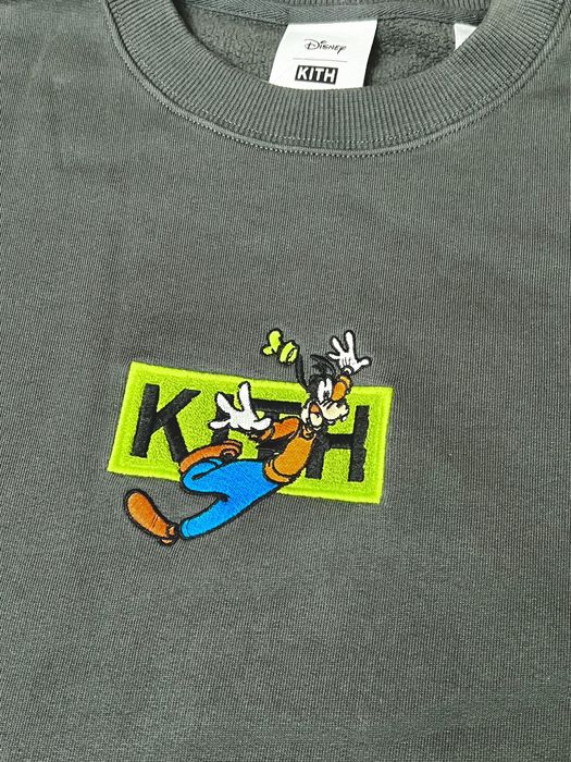 Kith XL Disney Kith Mickey & Friends Goofy Classic Logo Crewneck