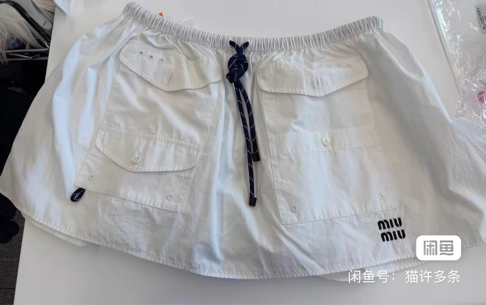 Miu Miu MIU MIU 25S Women's Short Skirt Size 26" / US 2 / IT 38 - 1 Thumbnail