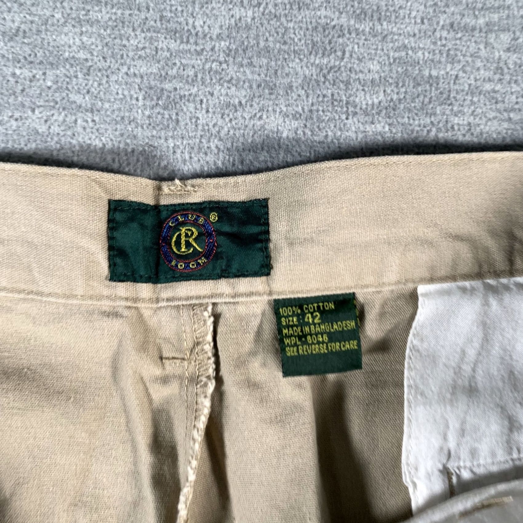 Club Room Club Room Cargo Shorts Mens 42 Khaki Weather Wash Canvas Outdoor Utility NWT Size US 42 / EU 58 - 7 Thumbnail
