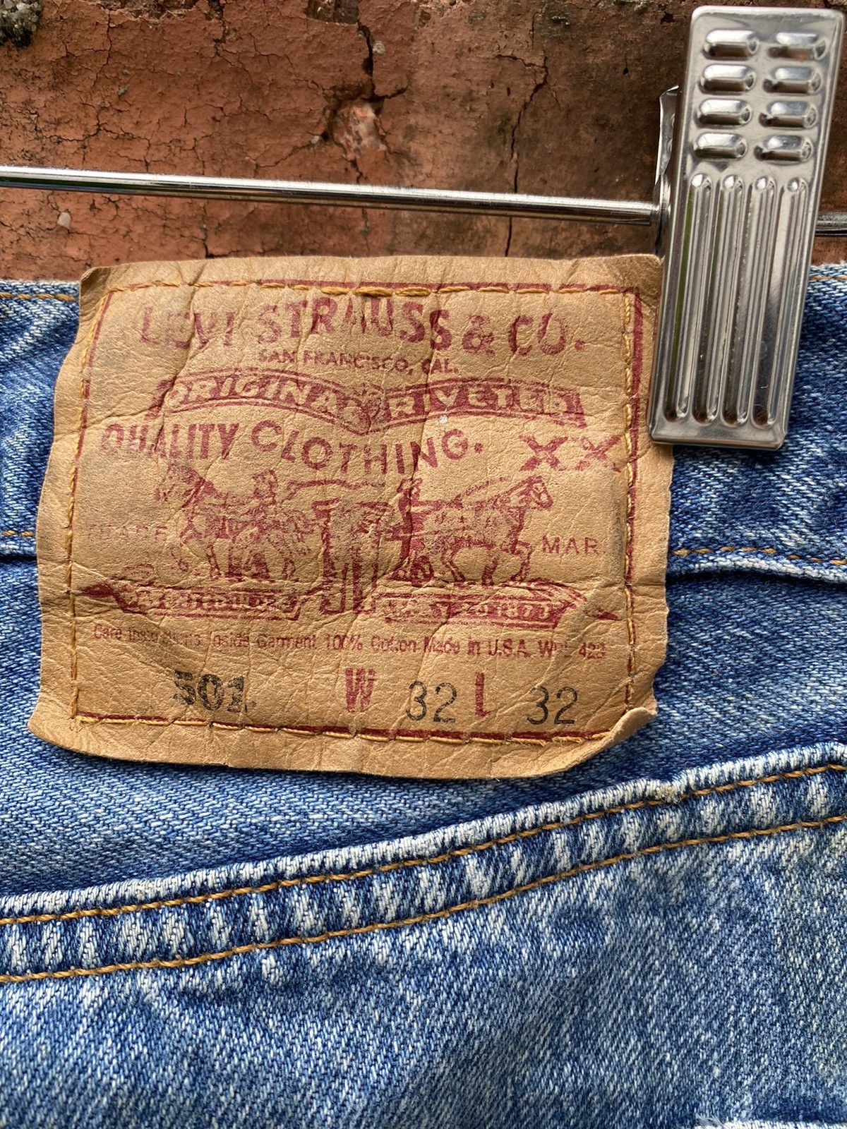 Levi's × Levi's Vintage Clothing × Vintage W32x31 vintage levi's 501 90s made in USA Size US 32 / EU 48 - 6 Thumbnail
