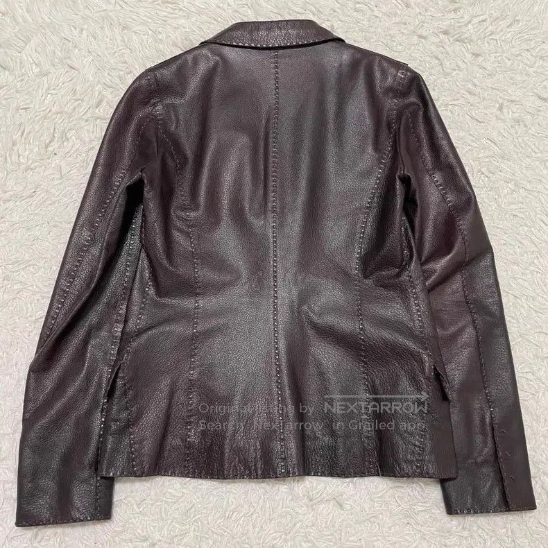 Fendi Fendi Leather Jacket Size S / US 4 / IT 40 - 4 Thumbnail