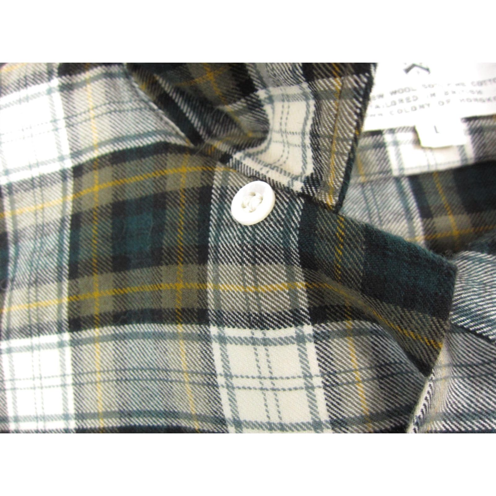 Vintage VINTAGE Marshall Field & Company Shirt Mens Large Green Plaid Wool Flannel Button-Up 60s 60s Outdoor Pockets Mens Size US L / EU 52-54 / 3 - 6 Thumbnail
