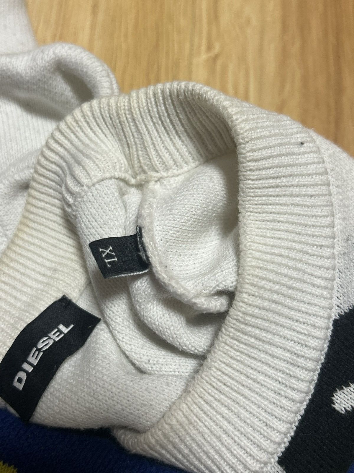 Diesel × Lacoste × Polo Ralph Lauren Multicolor Diesel Sweater Size US XL / EU 56 / 4 - 3 Thumbnail