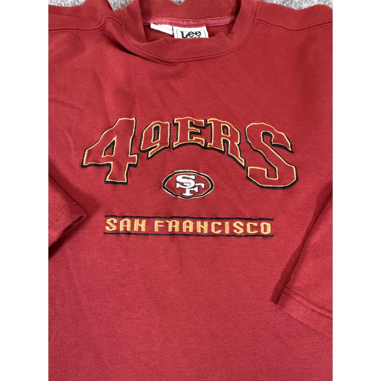 VINTAGE San Francisco 49ers Shirt Mens M Long Sleeve NFL Lee Sport