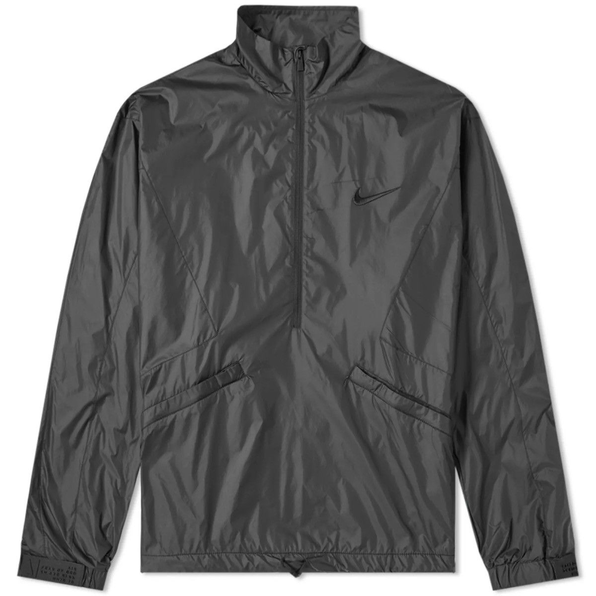 Fear of God × Nike FW18 Nike X Fear Of God Half Zipper Coach Track Black Jacket Size US L / EU 52-54 / 3 - 2 Thumbnail