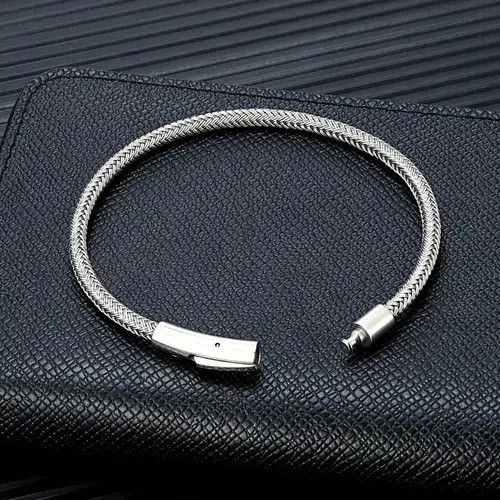 Welcome Stranger Stainless Steel Wire Rope Bracelet Size ONE SIZE - 3 Thumbnail