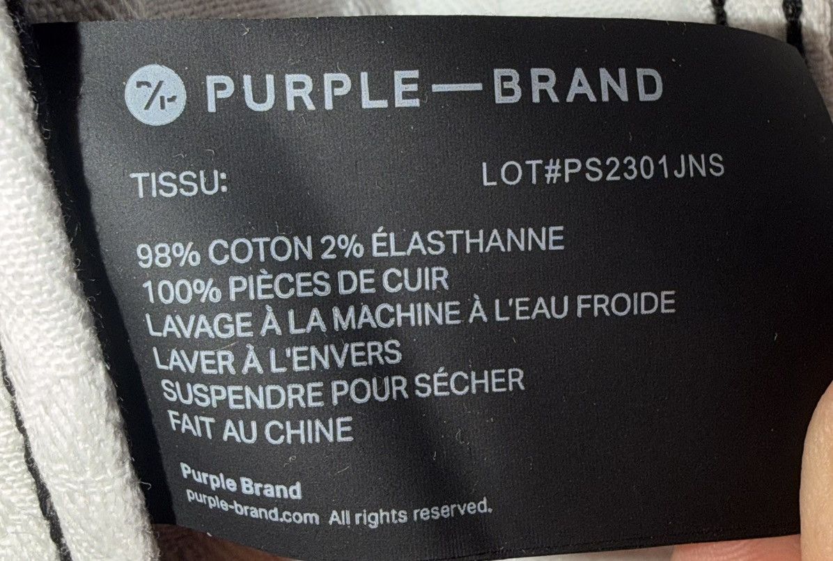 Purple Brand PURPLE BRAND Denim Jacket grayish/black LARGE Size US L / EU 52-54 / 3 - 4 Thumbnail