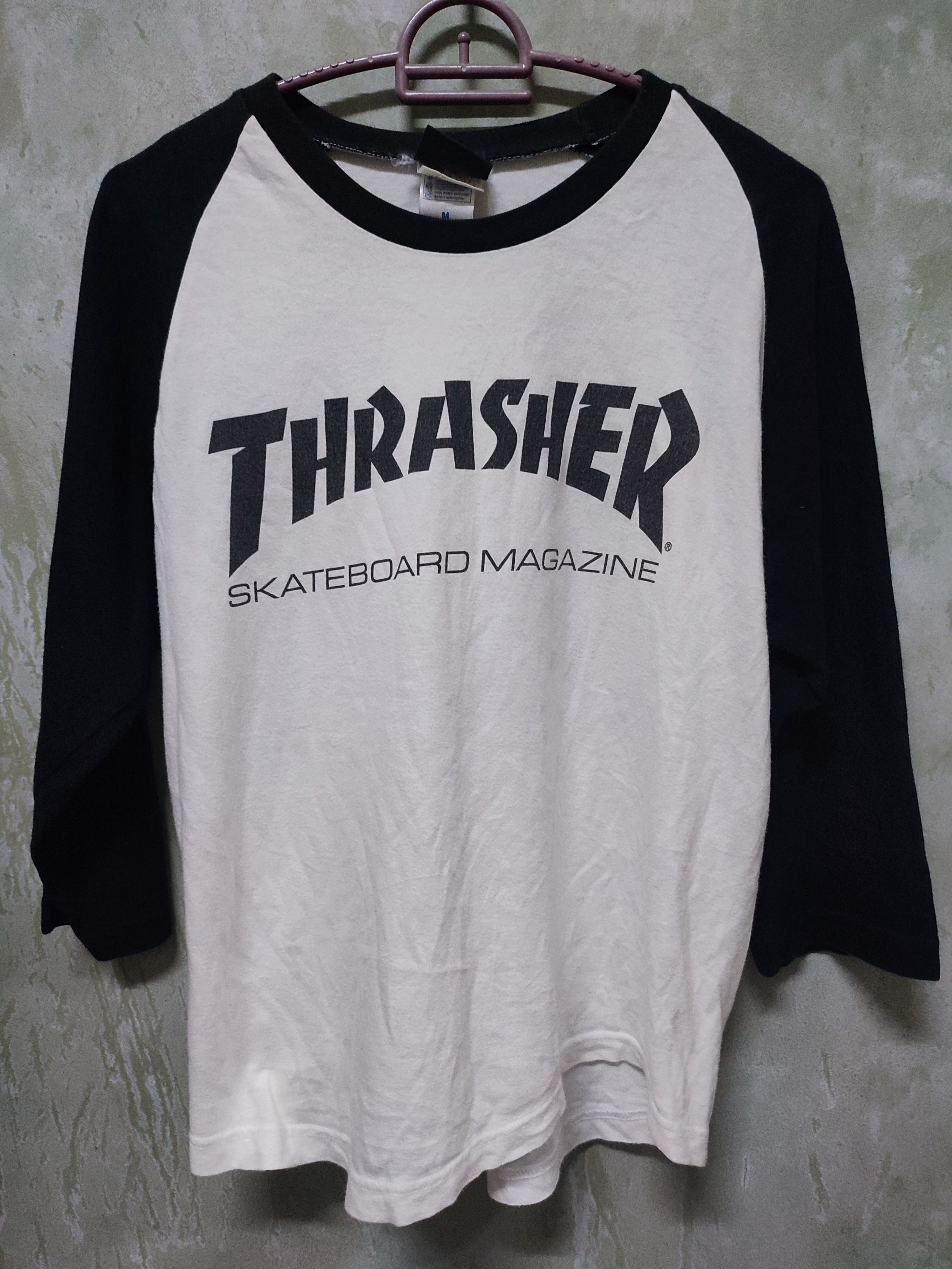 image of Thrasher 3Q Tshirt in White, Men's (Size Medium)
