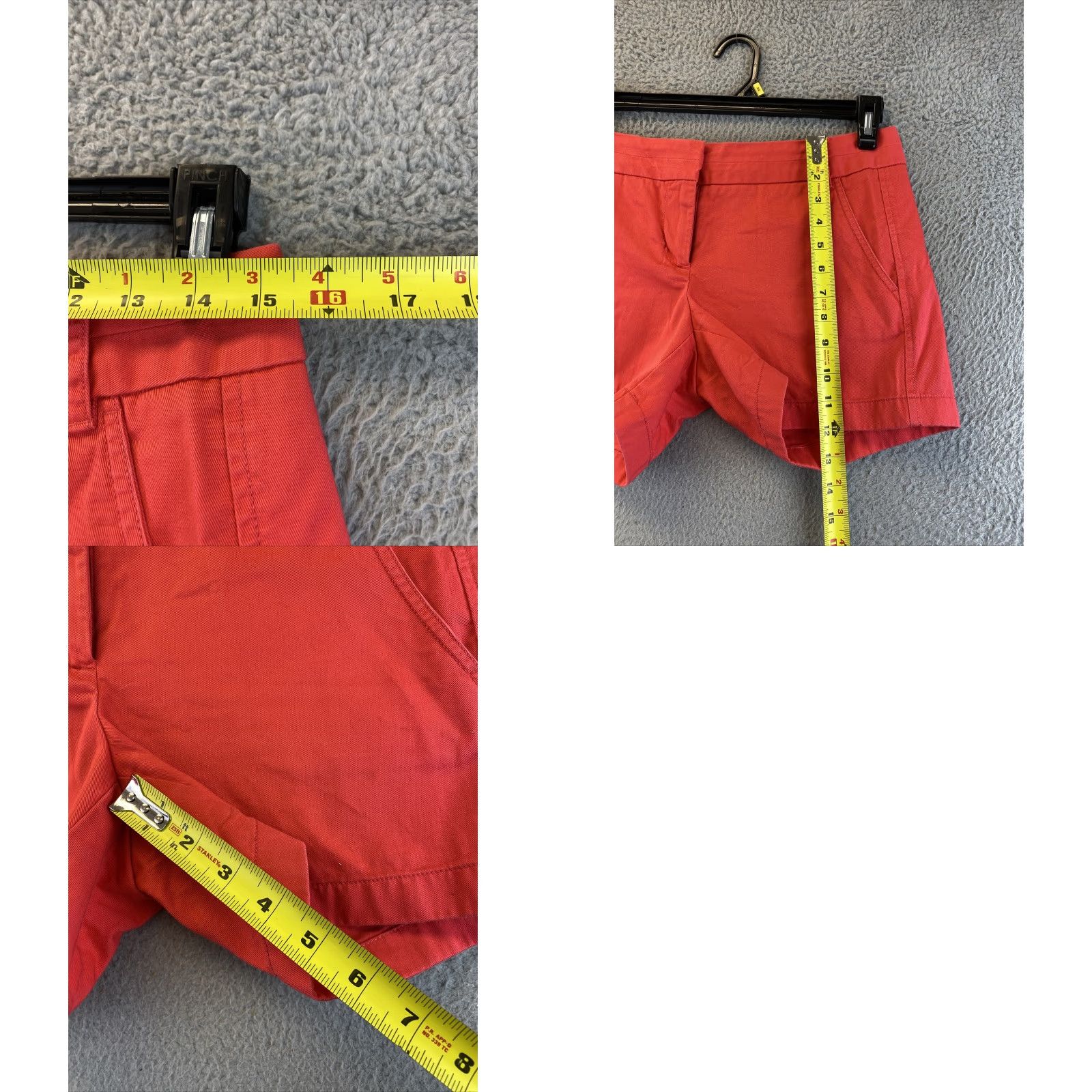 J.Crew J.CREW 4" Chino Shorts Women's Size 2 Salmon Pink Casual Walking Pockets Size 26" / US 2 / IT 38 - 8 Thumbnail