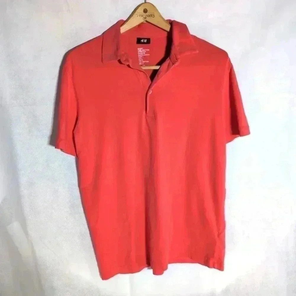 H&M H&M Pink Polo shirt 100 percent cotton sz L Size US L / EU 52-54 / 3 - 1 Thumbnail