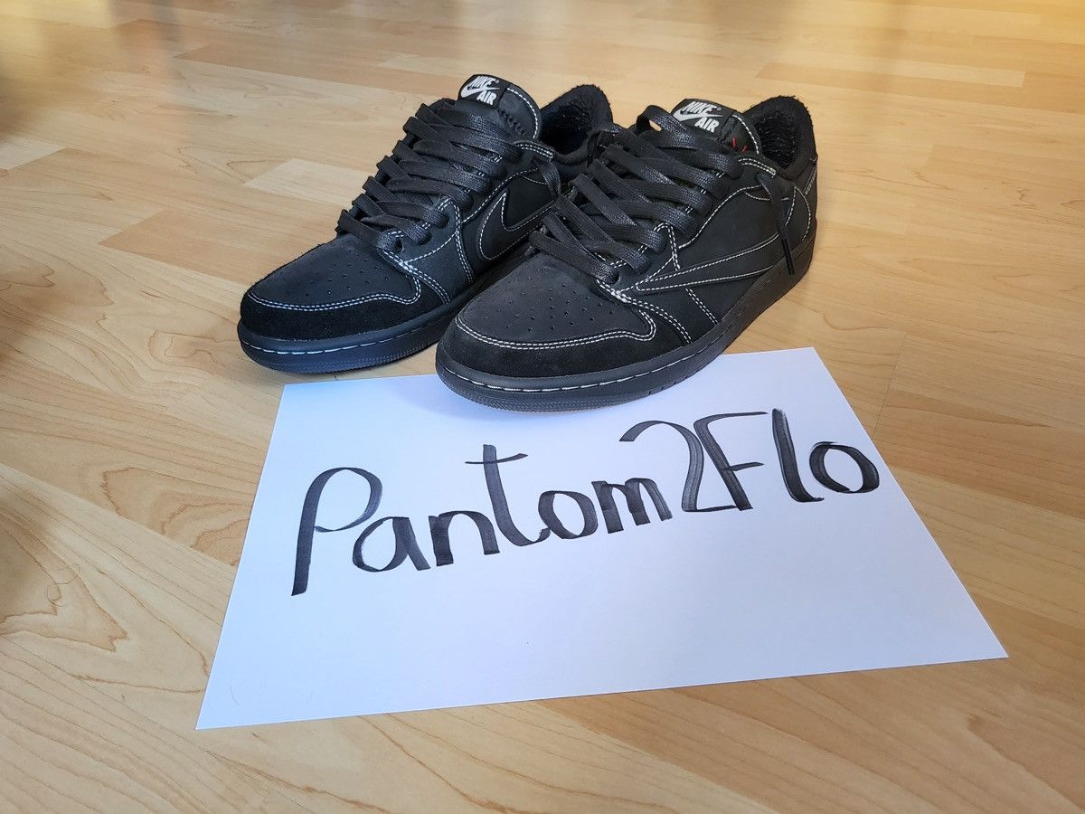 Jordan Brand × Travis Scott Jordan 1 Low Travis Scott Black Phantom Size US 9 / EU 42 - 4 Thumbnail