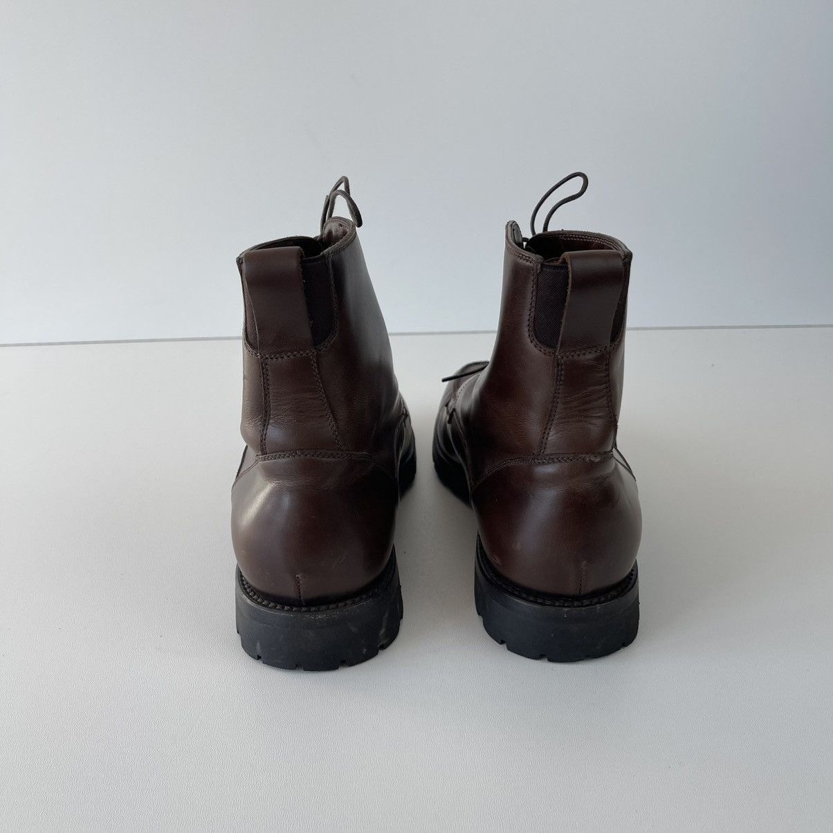 Franceschetti Franceschetti 0011 Leather Winter Vibram Lace-Up Boots Brown Size US 6.5 / EU 39-40 - 9 Thumbnail