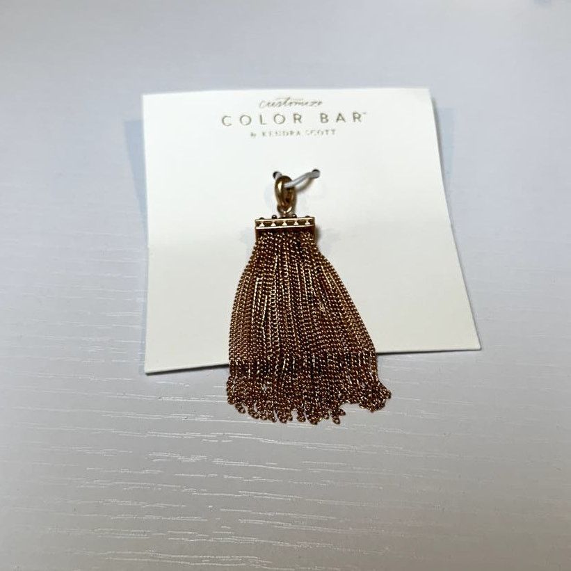 Kendra Scott Kendra Scott Sun Spike Tassel Charm Necklace Rose Gold Mixed Size ONE SIZE - 9 Thumbnail