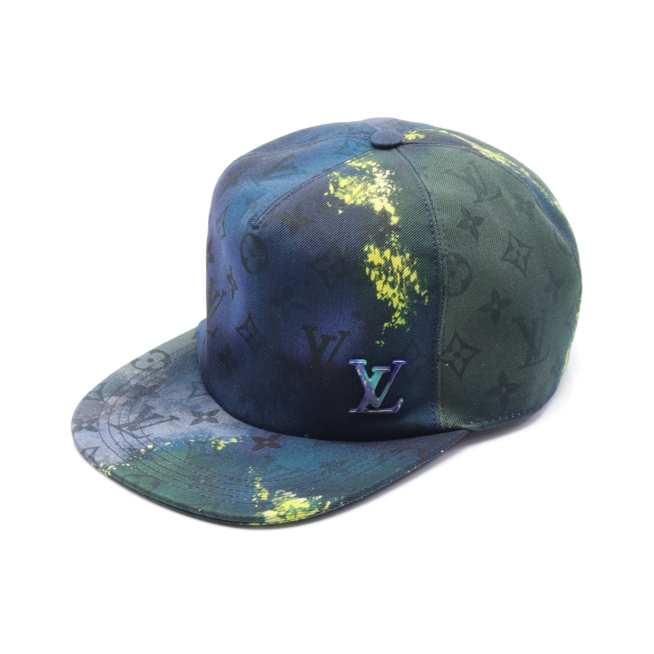 Louis Vuitton Louis Vuitton Casquette Monogram Tie-Dye Cap Cotton Navy Multicolor Size ONE SIZE - 1 Thumbnail